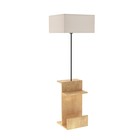 Торшер 19036/1 E27 40Вт черный-светлое дерево 40х51х151 см 7012682 Торшер 19036/1 E27 40Вт черный-светлое дерево 40х51х151 см 7012682