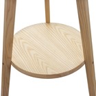 Торшер 19037/1 E27 40Вт светлое дерево-белый 44х51х123 см - фото 35369792