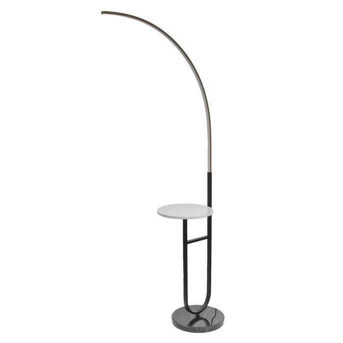 Торшер 19039/1 LED черно-белый 70х30х165 см - Фото 1