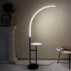 Торшер 19039/1 LED черно-белый 70х30х165 см - Фото 12