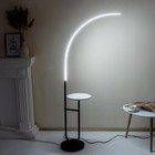 Торшер 19039/1 LED черно-белый 70х30х165 см - Фото 13