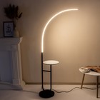 Торшер 19039/1 LED черно-белый 70х30х165 см - Фото 14
