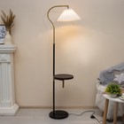 Торшер 19040/1 E27 40Вт черно-золотой 50х30х165 см 7012686 Торшер 19040/1 E27 40Вт черно-золотой 50х30х165 см 7012686