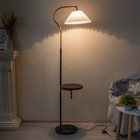 Торшер 19040/1 E27 40Вт черно-золотой 50х30х165 см 7012686 Торшер 19040/1 E27 40Вт черно-золотой 50х30х165 см 7012686