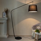 Торшер 19049/1 E27 40Вт черный 130х35х195 см - фото 36651399