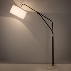 Торшер 19067/1 E27 40Вт черно-золотой 110х35х195 см - фото 35188777