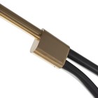 Торшер 19067/1 E27 40Вт черно-золотой 110х35х195 см - фото 35188778