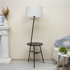 Торшер 19072/1 E27 40 Вт черный 45×40×170 см - фото 3778897