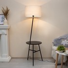 Торшер 19072/1 E27 40 Вт черный 45×40×170 см - фото 3778898