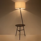 Торшер 19072/1 E27 40 Вт черный 45×40×170 см - фото 3778888