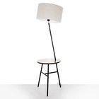 Торшер 19072/1 E27 40 Вт черный 45×40×170 см - фото 3778889