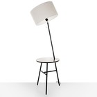 Торшер 19072/1 E27 40 Вт черный 45×40×170 см - фото 3778890