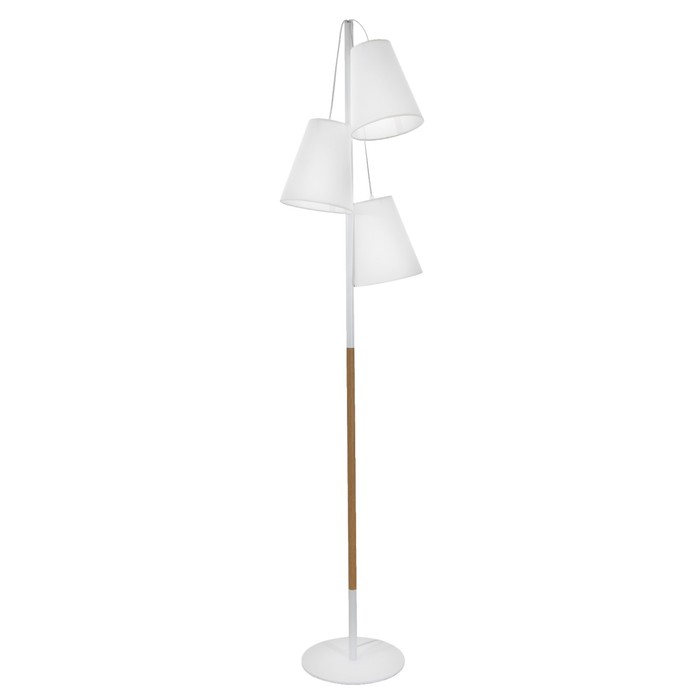 Торшер 19078/3 E27 40 Вт белый 40×25×165 см - Фото 1