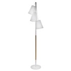 Торшер 19078/3 E27 40Вт белый 40х25х165 см - фото 808891202