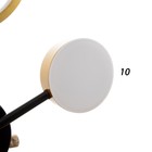 Бра 2291/2R LED 30Вт 3000-6000К черно-золотой 45.5х27х6 см - Фото 9