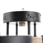Люстра с ПДУ 2295/8 LED 192Вт 3000-6000К черный 94х68х14 см BayerLux - Фото 6