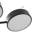 Люстра с ПДУ 2295/8 LED 192Вт 3000-6000К черный 94х68х14 см BayerLux - Фото 7