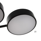 Люстра с ПДУ 2296/6BK LED 144Вт 3000-6000К черный 80х59х14 см BayerLux 7153687 - фото 14041261