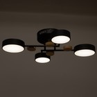 Люстра с ПДУ 2297/4BK LED 96Вт 3000-6000К черный 63х46х14 см BayerLux - Фото 3