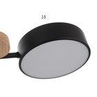 Люстра с ПДУ 2297/4BK LED 96Вт 3000-6000К черный 63х46х14 см BayerLux - Фото 8