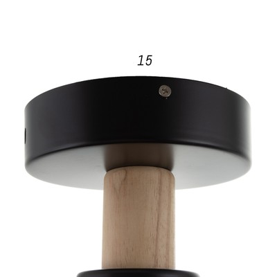 Люстра с ПДУ 2298/9BK LED 204 Вт 3000-6000К черный 120×120×15 см BayerLux