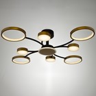 Люстра с ПДУ 2299/9GD LED 176Вт 3000-6000К золото 88х88х18 см BayerLux - Фото 2