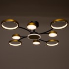 Люстра с ПДУ 2299/9GD LED 176Вт 3000-6000К золото 88х88х18 см BayerLux - Фото 3