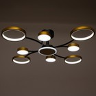 Люстра с ПДУ 2299/9GD LED 176Вт 3000-6000К золото 88х88х18 см BayerLux - Фото 4