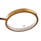 Люстра с ПДУ 2300/9GD LED 190Вт 3000-6000К золото 85х85х9 см BayerLux - Фото 7