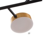 Люстра с ПДУ 2300/9GD LED 190Вт 3000-6000К золото 85х85х9 см BayerLux - Фото 8