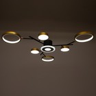 Люстра с ПДУ 2300/7GD LED 150Вт 3000-6000К золото 75х75х9 см BayerLux 7153696 - фото 14041336