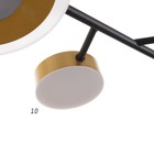 Люстра с ПДУ 2300/7GD LED 150Вт 3000-6000К золото 75х75х9 см BayerLux 7153696 - фото 14041340