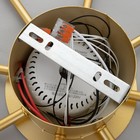 Люстра с ПДУ 2301/8GD LED 160Вт 3000-6000К золото 93х93х8 см BayerLux - фото 42621810