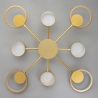 Люстра с ПДУ 2301/8GD LED 160Вт 3000-6000К золото 93х93х8 см BayerLux - фото 42621808