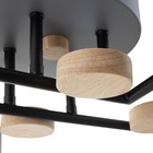 Люстра с ПДУ 2297/4GR LED 96Вт 3000-6000К серый 63х46х14 см BayerLux - фото 35369826