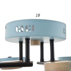 Люстра с ПДУ 2297/4BL LED 96Вт 3000-6000К синий 63х46х14 см BayerLux - Фото 7