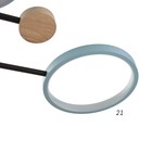 Люстра с ПДУ 2298/7BL LED 156 Вт 3000-6000К синий 105×99×15 см BayerLux - фото 5033195