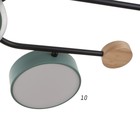 Люстра с ПДУ 2298/7GN LED 156Вт 3000-6000К зеленый 105х99х15 см BayerLux - Фото 8