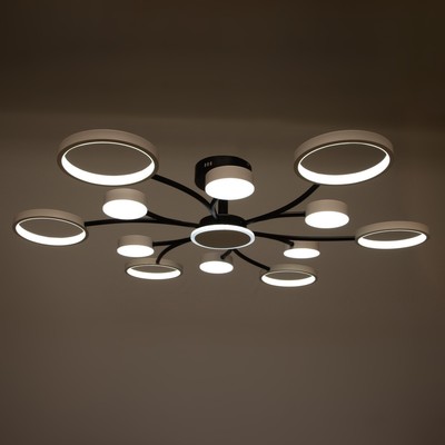 Люстра с ПДУ 2299/13WT LED 256 Вт 3000-6000К белый 106×106×18 см BayerLux