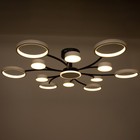 Люстра с ПДУ 2299/13WT LED 256Вт 3000-6000К белый 106х106х18 см BayerLux 7153716 - фото 14041437