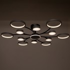 Люстра с ПДУ 2299/13GR LED 256Вт 3000-6000К серый 106х106х18 см BayerLux - Фото 3