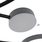 Люстра с ПДУ 2299/13GR LED 256Вт 3000-6000К серый 106х106х18 см BayerLux - Фото 8