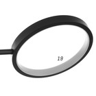 Люстра с ПДУ 2299/11BK LED 216 Вт 3000-6000К черный 97×97×18 см BayerLux - фото 3779491