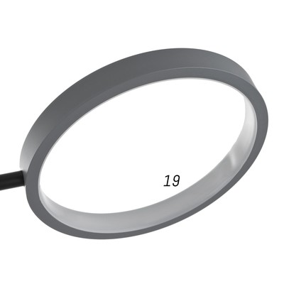 Люстра с пультом BayerLux 2299/11GR, светодиодная, 216 Вт, 3000-6000К, серая, 97×97×18 см