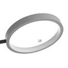 Люстра с ПДУ 2299/9GR LED 176Вт 3000-6000К серый 88х88х18 см BayerLux - Фото 7