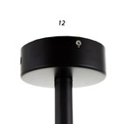 Люстра с ПДУ 2299/7GR LED 136Вт 3000-6000К серый 77х77х18 см BayerLux - Фото 6