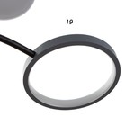 Люстра с ПДУ 2299/7GR LED 136Вт 3000-6000К серый 77х77х18 см BayerLux - Фото 7