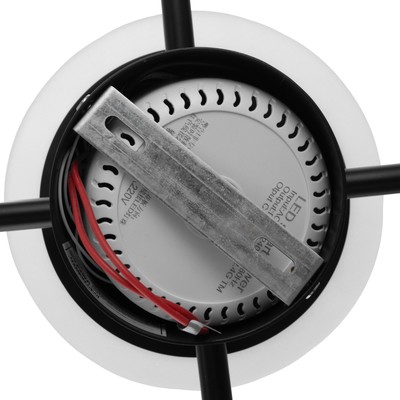 Люстра с ПДУ 2300/9BK LED 190 Вт 3000-6000К черный 85×85×9 см BayerLux