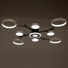 Люстра с ПДУ 2300/9WT LED 190 Вт 3000-6000К белый 85×85×9 см BayerLux - Фото 4