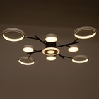 Люстра с ПДУ 2300/9WT LED 190 Вт 3000-6000К белый 85×85×9 см BayerLux - Фото 5
